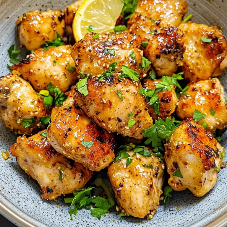 Air Fryer Lemon Chicken Bites