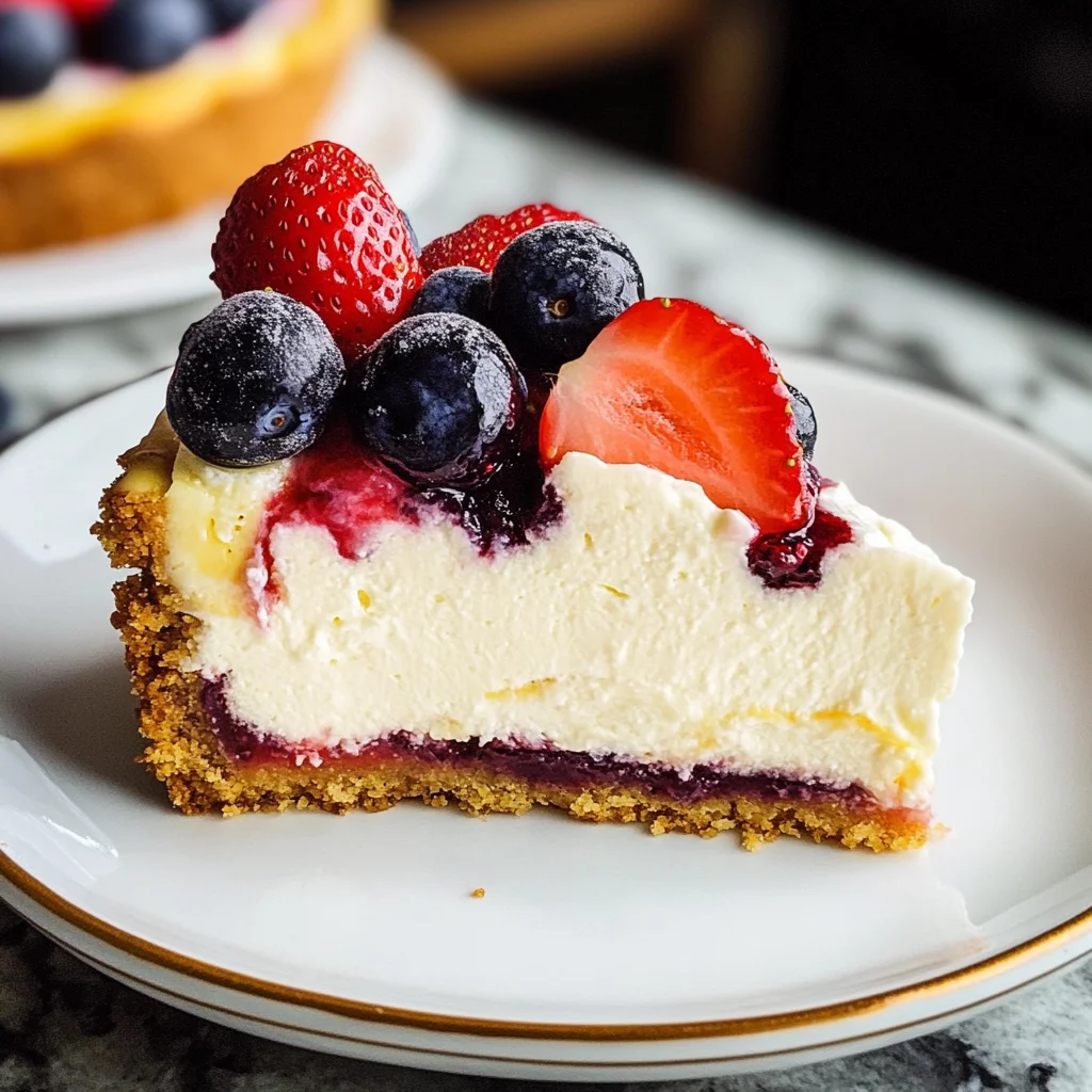 Berry Cheesecake Cake