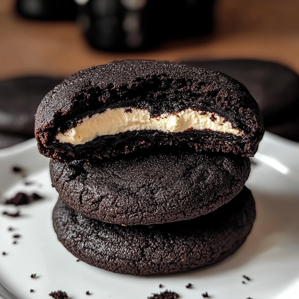 Black Velvet Cheesecake Cookies