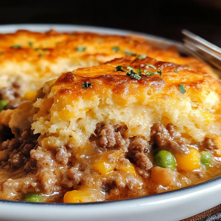 Cheddar Bay Ground Beef Cobbler