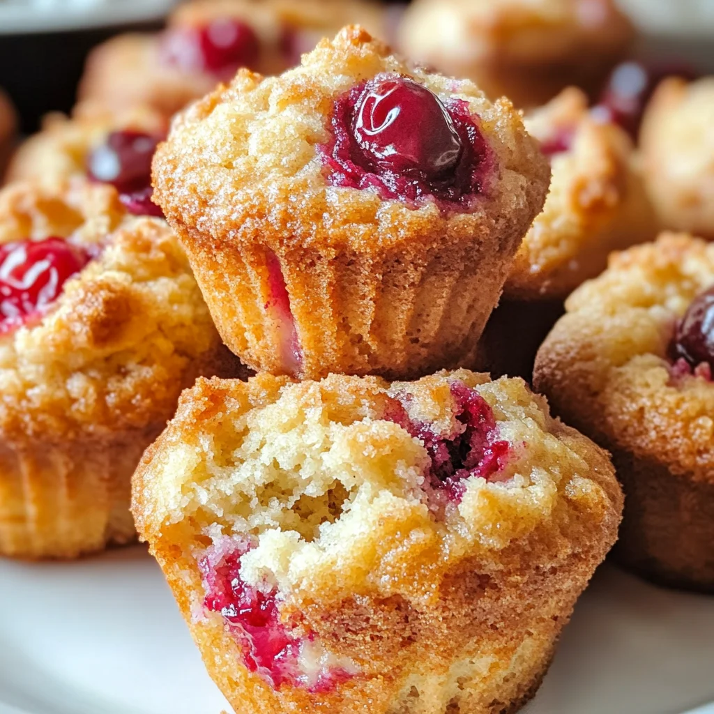 Cherry Cobbler Muffins