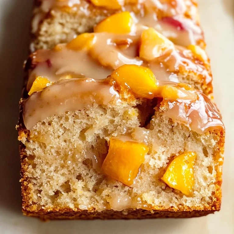 Heavenly Peach Bread