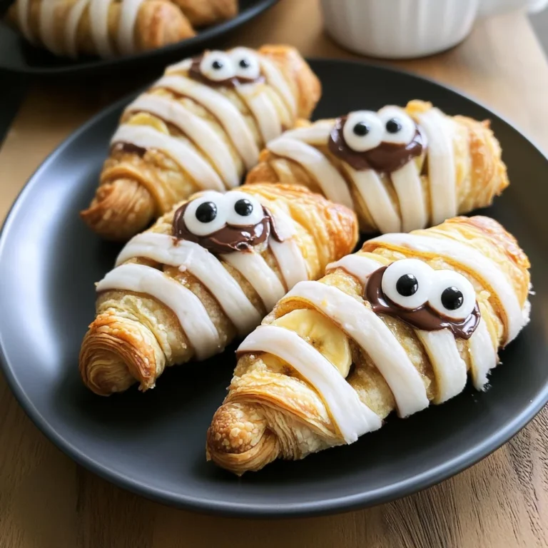 Nutella Banana Mummy Rolls