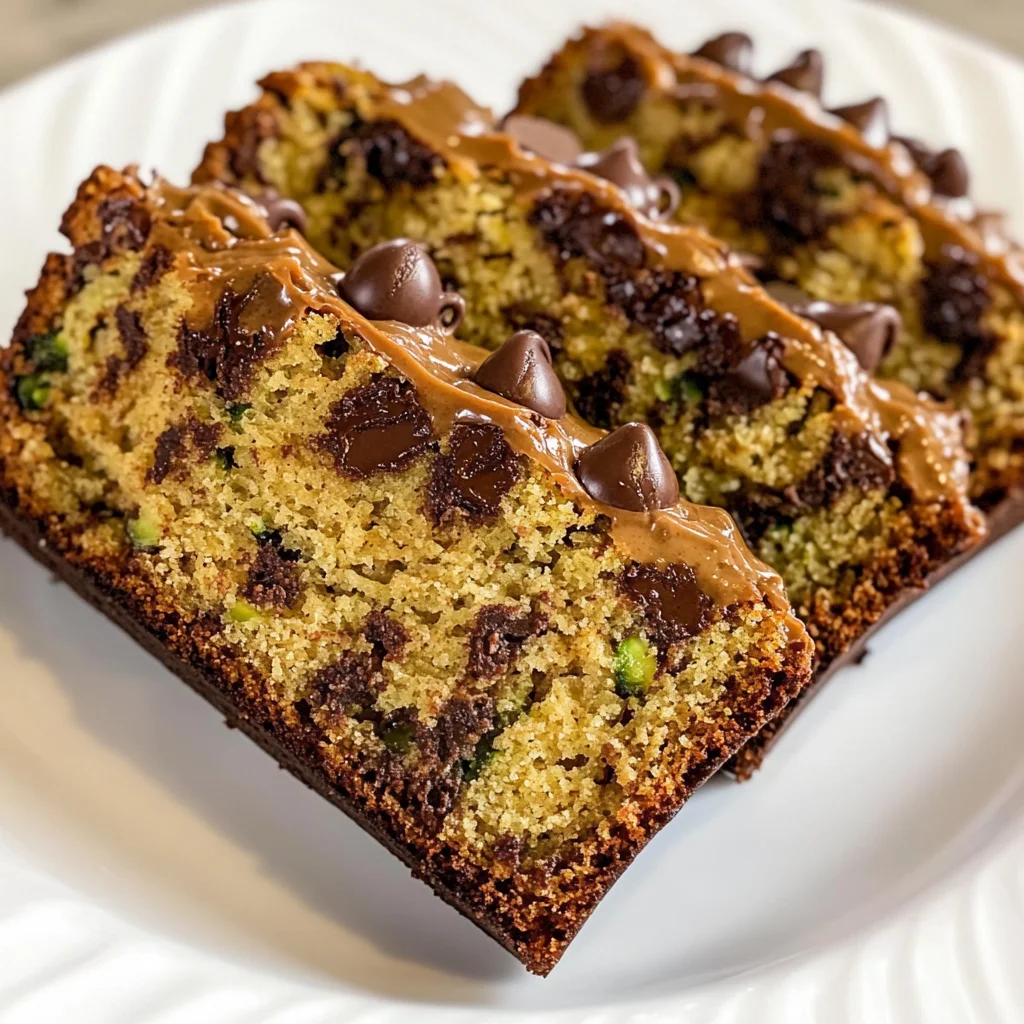 Peanut Butter Chocolate Chip Zucchini Bread