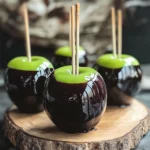 Poison Toffee Apples for Halloween