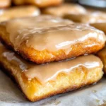 Soft Baked Maple Donut Bars