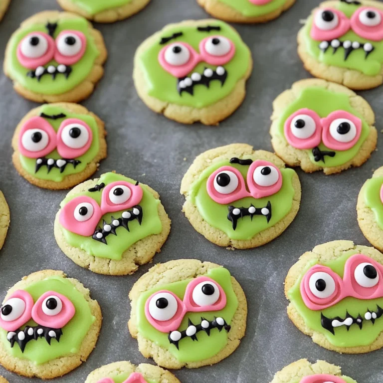 mini zombie cookies