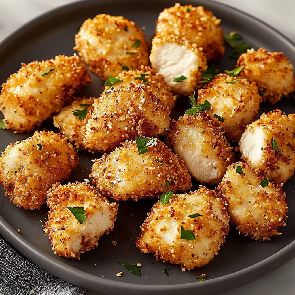 Air Fryer Ranch-Crusted Chicken Bites