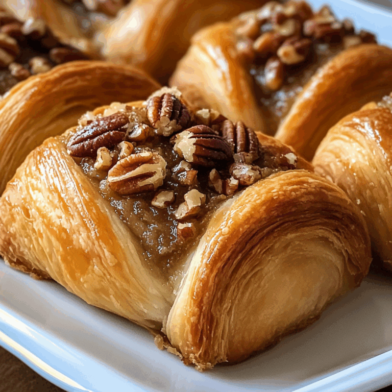 Pecan Pie Crescent Rolls