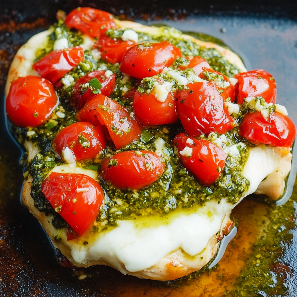 Pesto Bruschetta Chicken