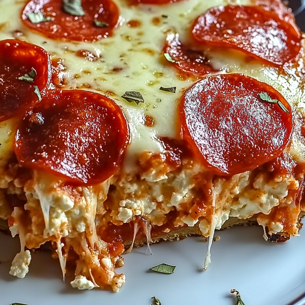 Pizza Style Cottage Cheese Bake – Easy Protein-Packed Dinner