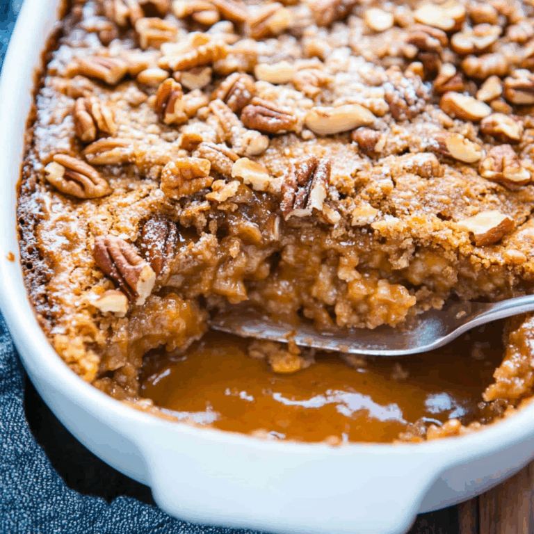 Pumpkin Pecan Cobbler