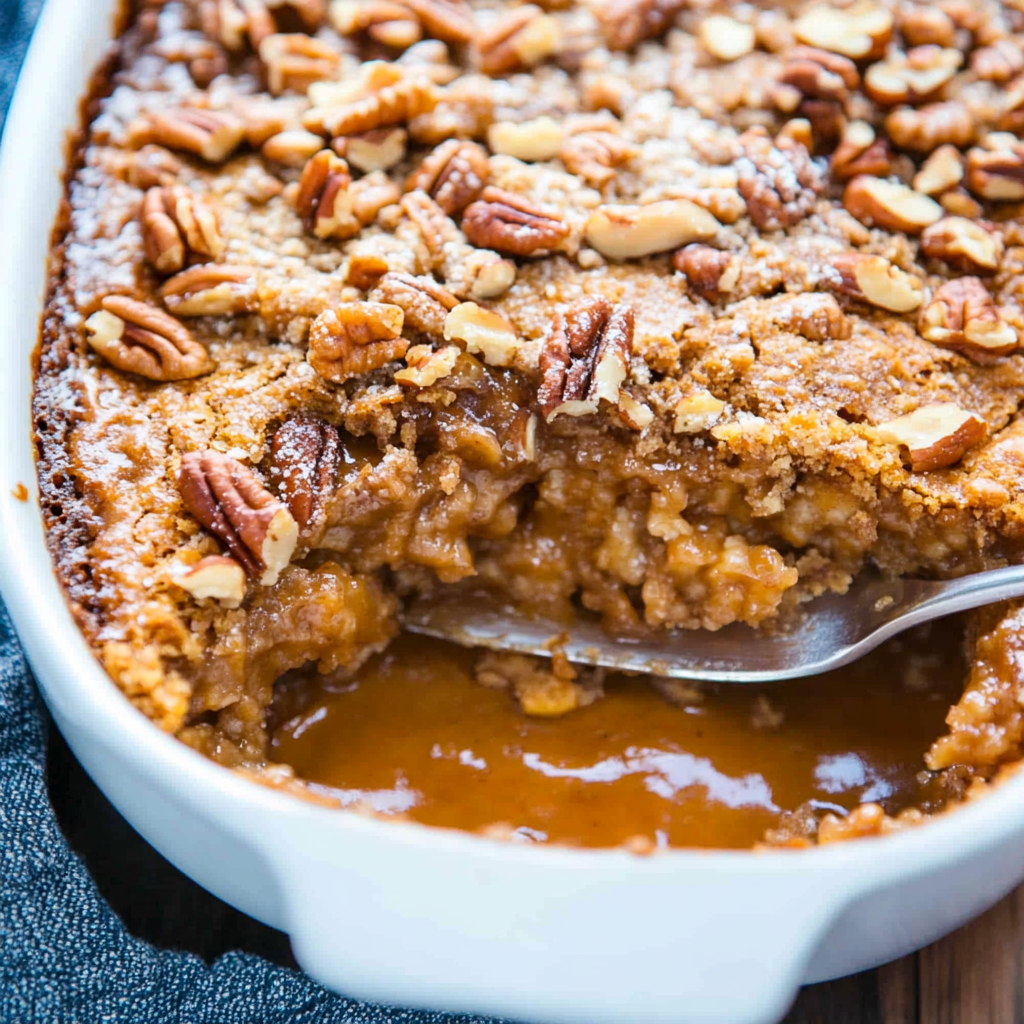Pumpkin Pecan Cobbler