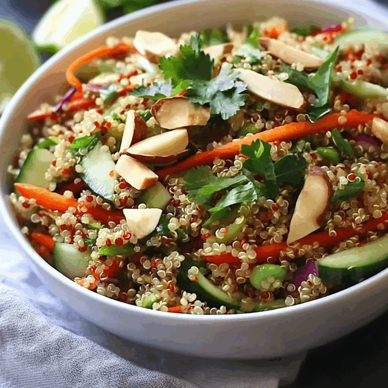 Thai Quinoa Crunch Salad: A Refreshing Healthy Delight!