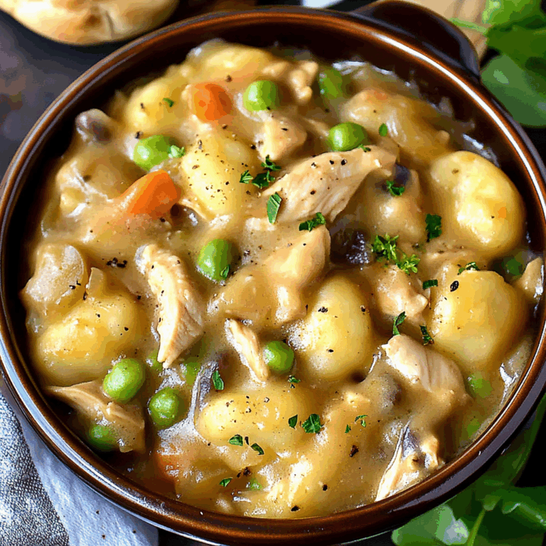 one pot gnocchi chicken pot pie