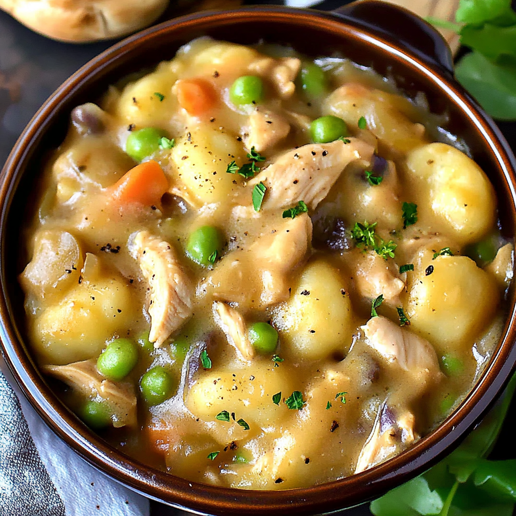 one pot gnocchi chicken pot pie