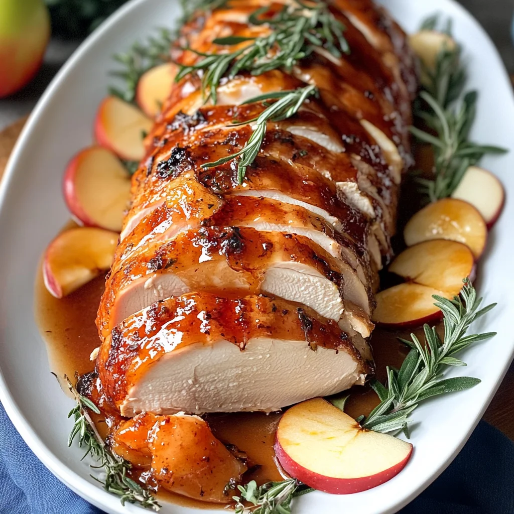 Apple Cider Glazed Turkey Breast
