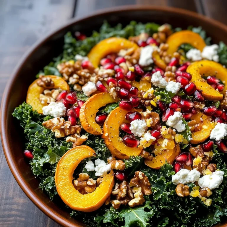 Autumn Harvest Salad with Pomegranates