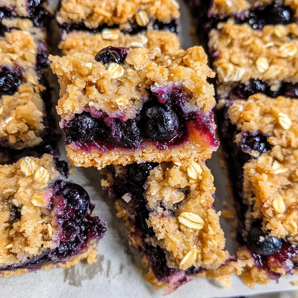 Blueberry Oatmeal Bars
