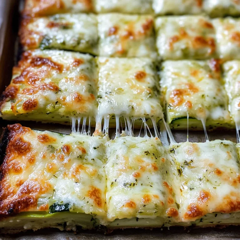 Cheesy Zucchini Breadsticks