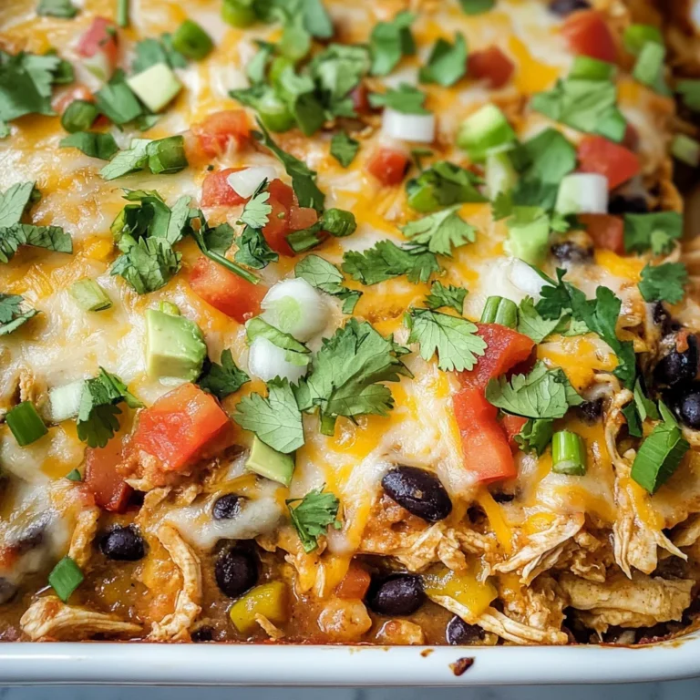 Chicken Burrito Casserole