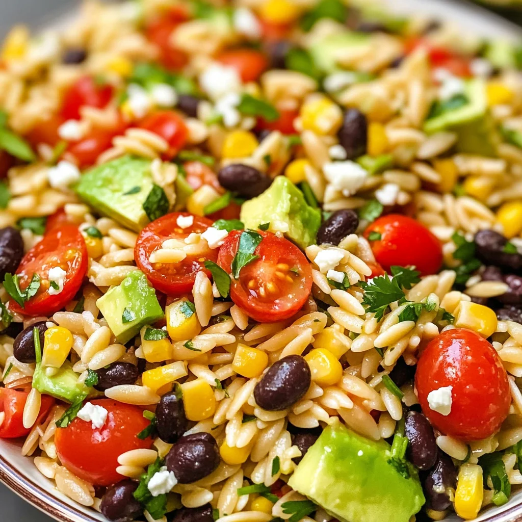 Cowboy Orzo Salad