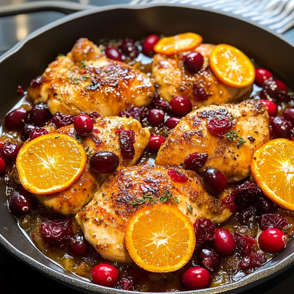 Cranberry Orange Chicken