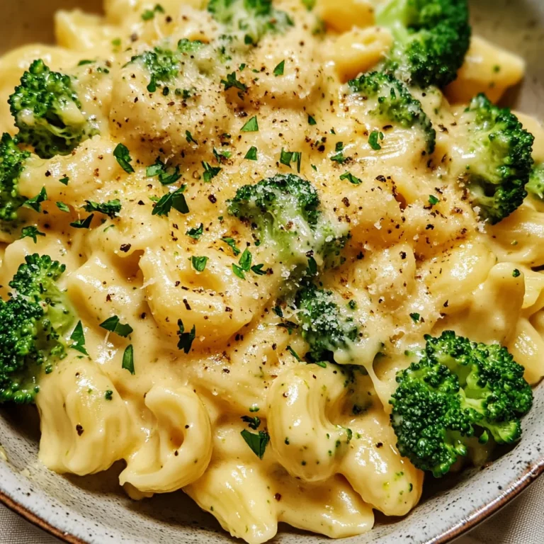 Creamy Vegetarian Broccoli Cheddar Pasta