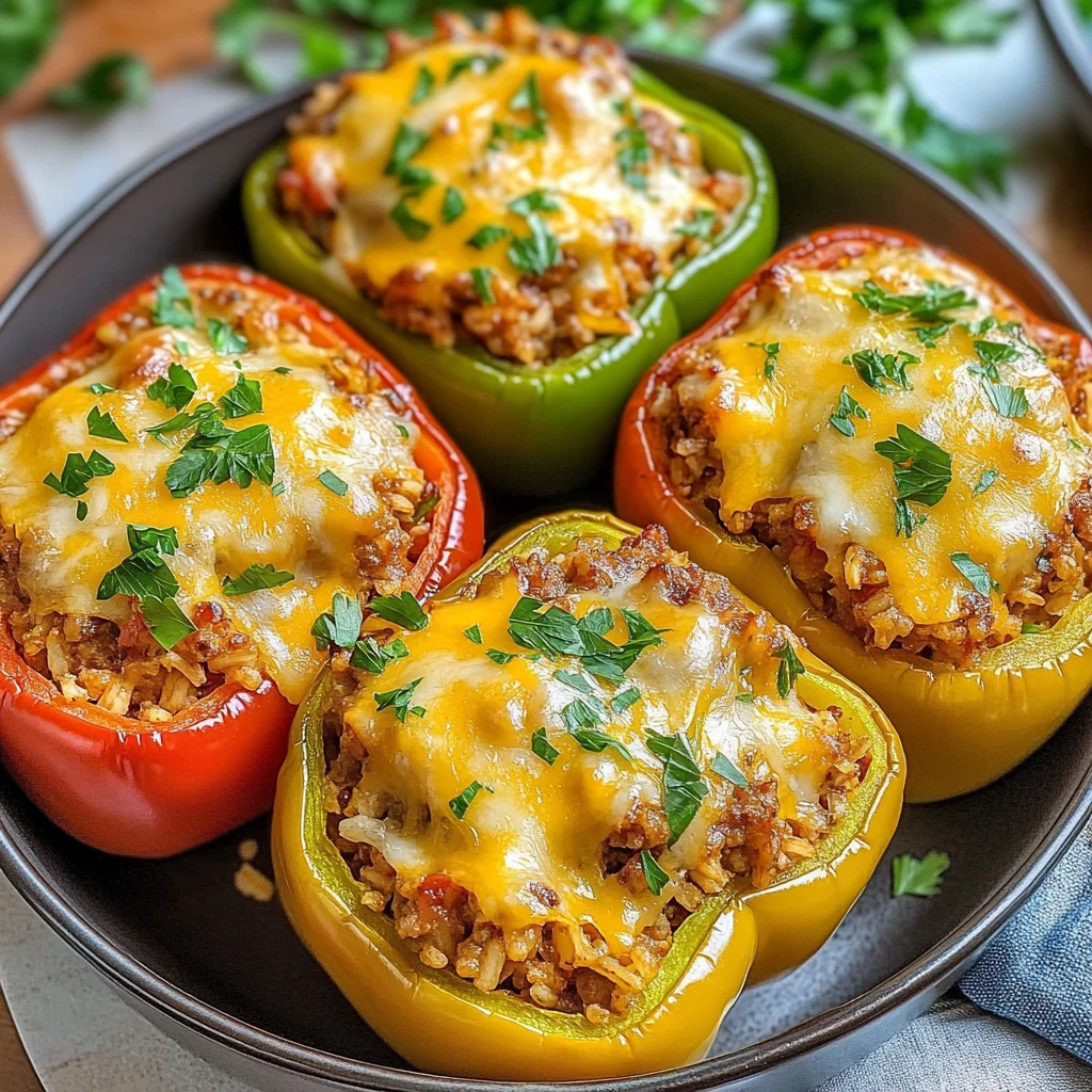 Easy Stuffed Bell Peppers Recipe