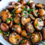 Garlic Butter Mushrooms & Onions