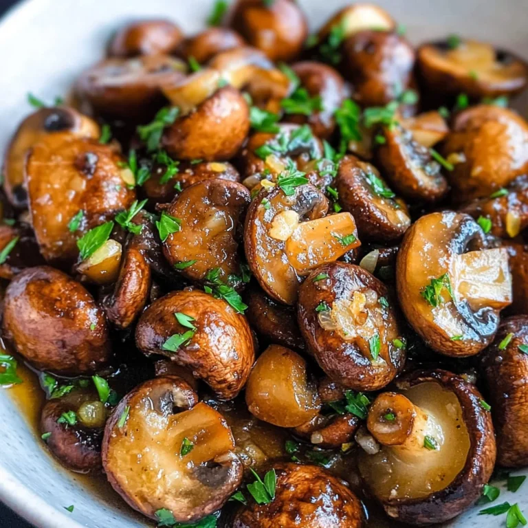 Garlic Butter Mushrooms & Onions