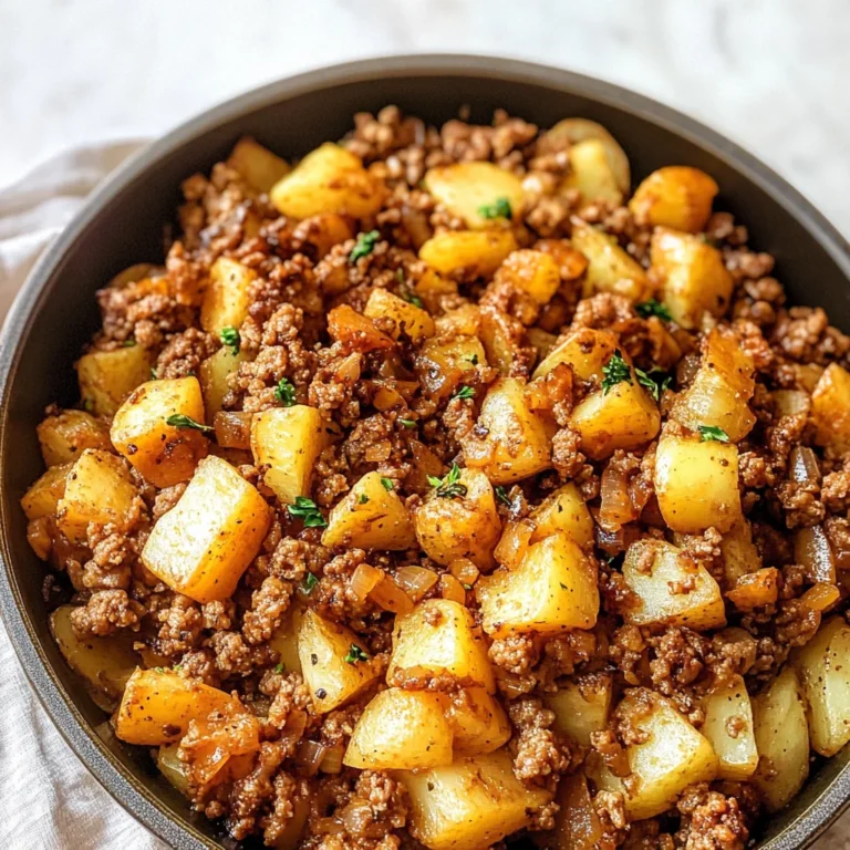 Ground turkey with potatoes