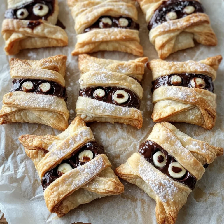 Nutella Mummy Hand Pies