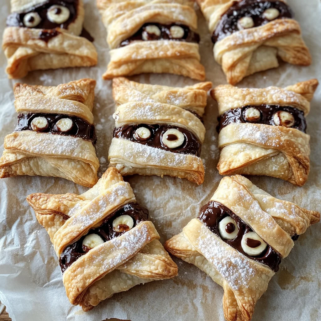 Nutella Mummy Hand Pies