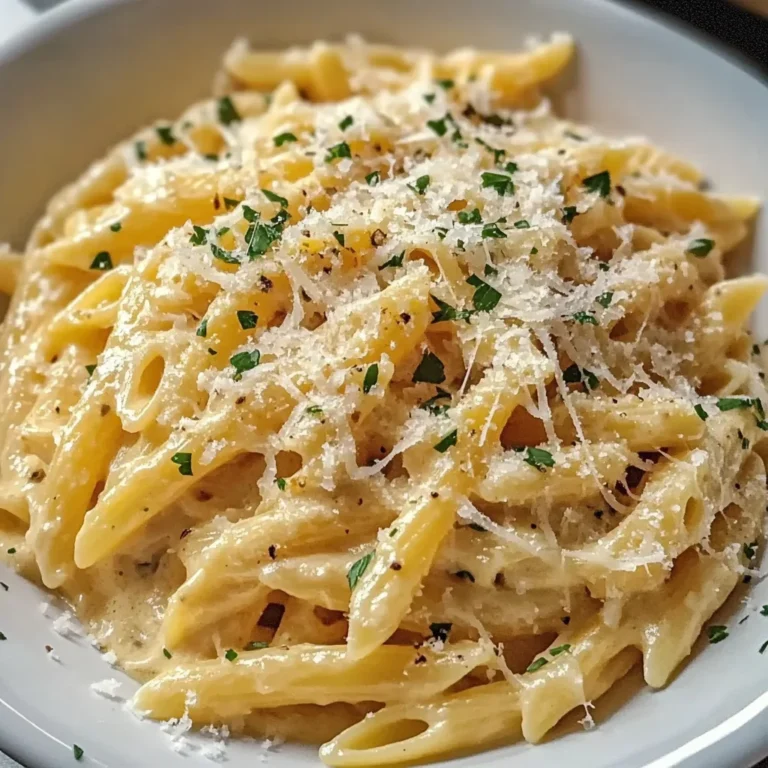 One Pot Creamy Garlic Pasta (Just 20 Minutes!)