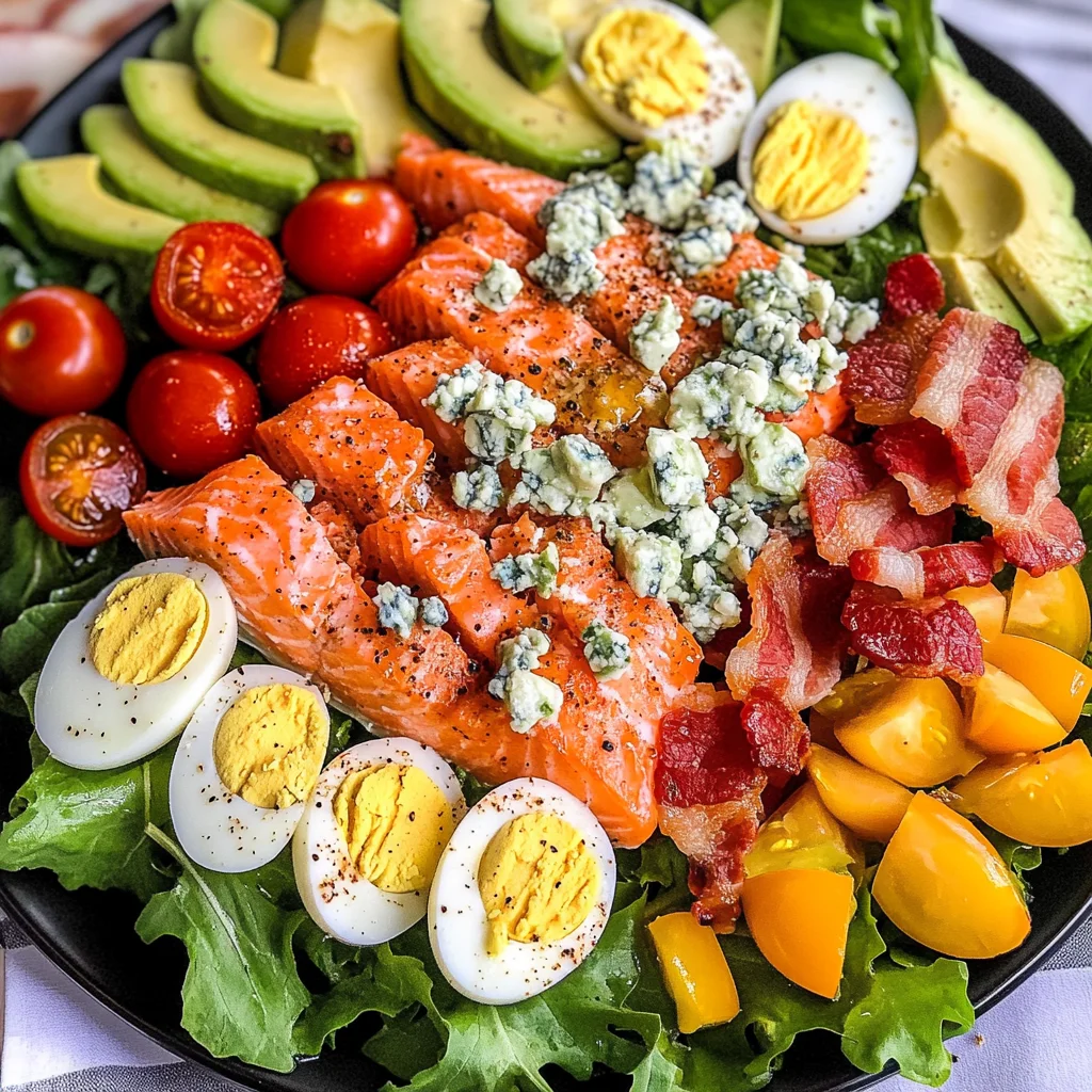 Salmon Cobb Salad