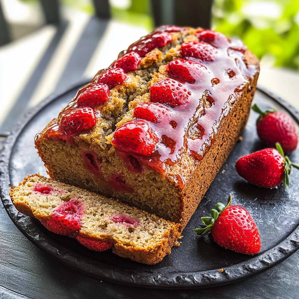 Strawberry Banana Bread Recipe