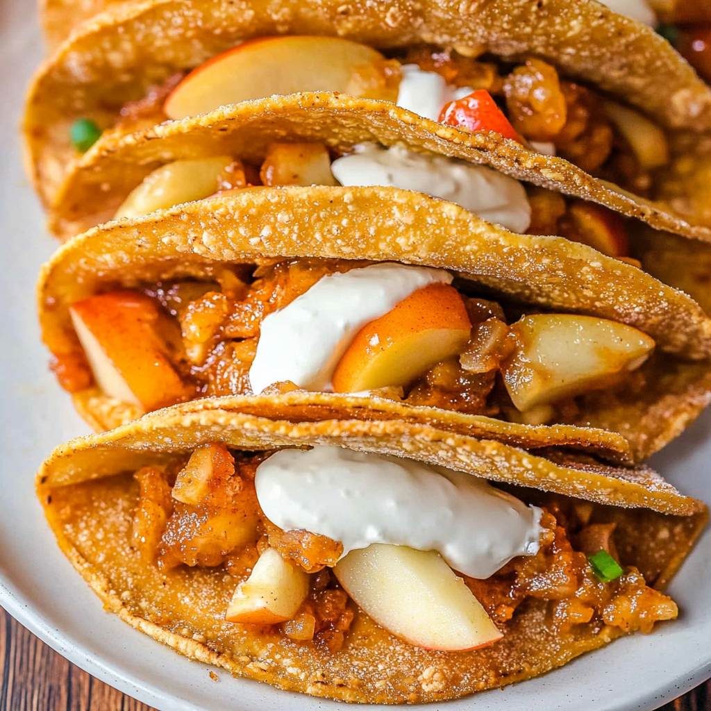 Apple Pie Tacos