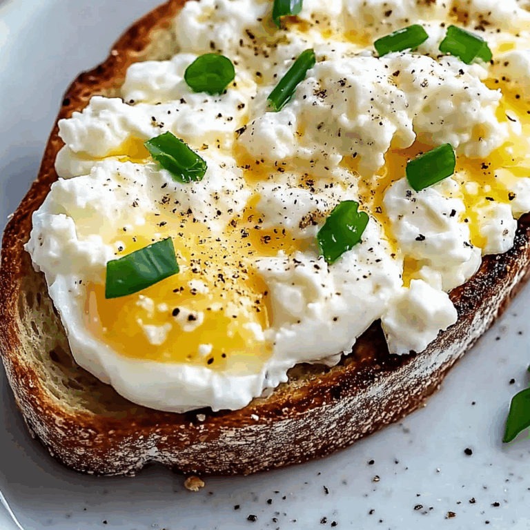 Easy 6-Ingredient Egg and Ricotta Toast
