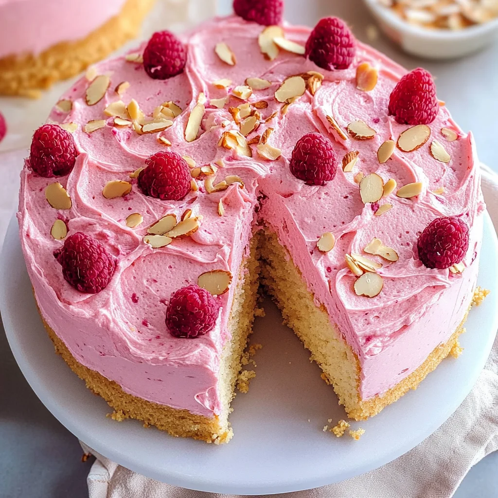 Almond Raspberry Cake