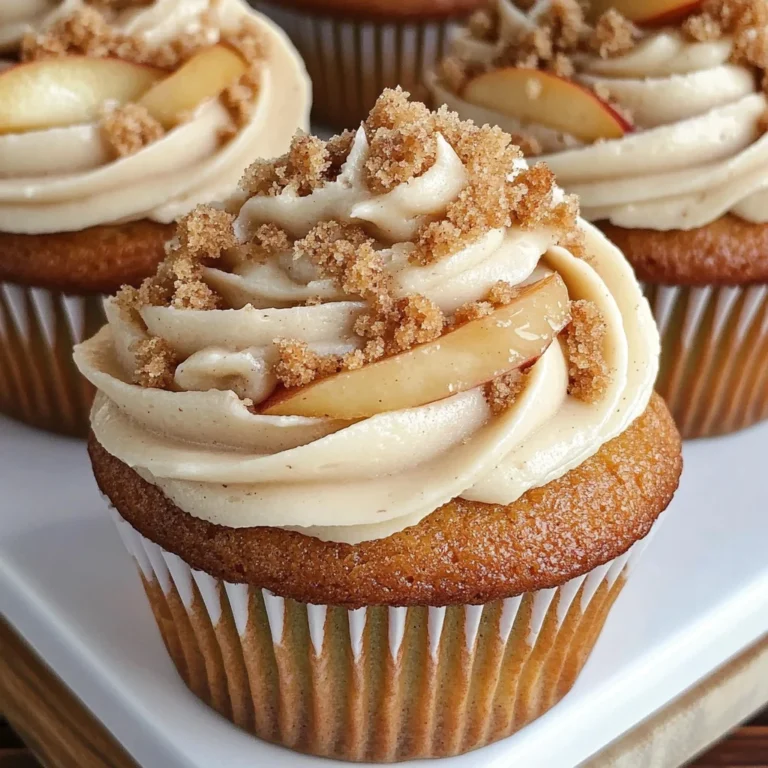 Apple Crumble Cupcakes