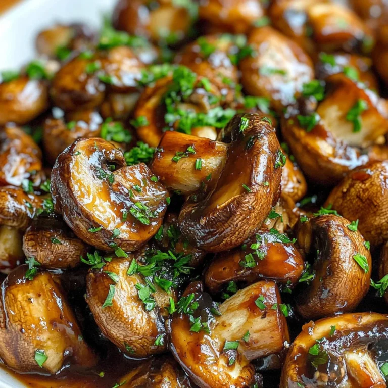 Balsamic Roasted Mushrooms