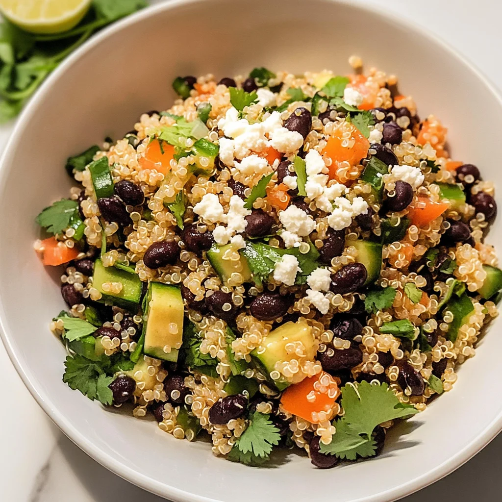 Black Bean Quinoa Salad Recipe