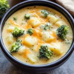 Broccoli Potato Cheese Soup Recipe