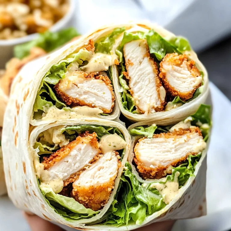 Chicken Caesar Wrap Recipe