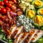 Classic American Cobb Salad with Crispy Bacon