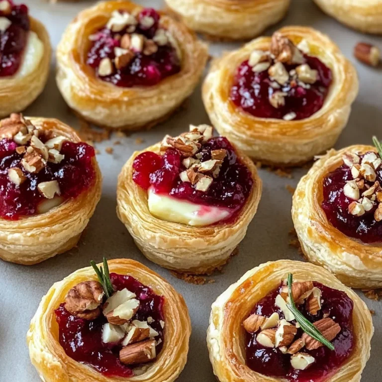 Cranberry Brie Bites