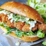 Crispy Chicken Caesar Sandwich