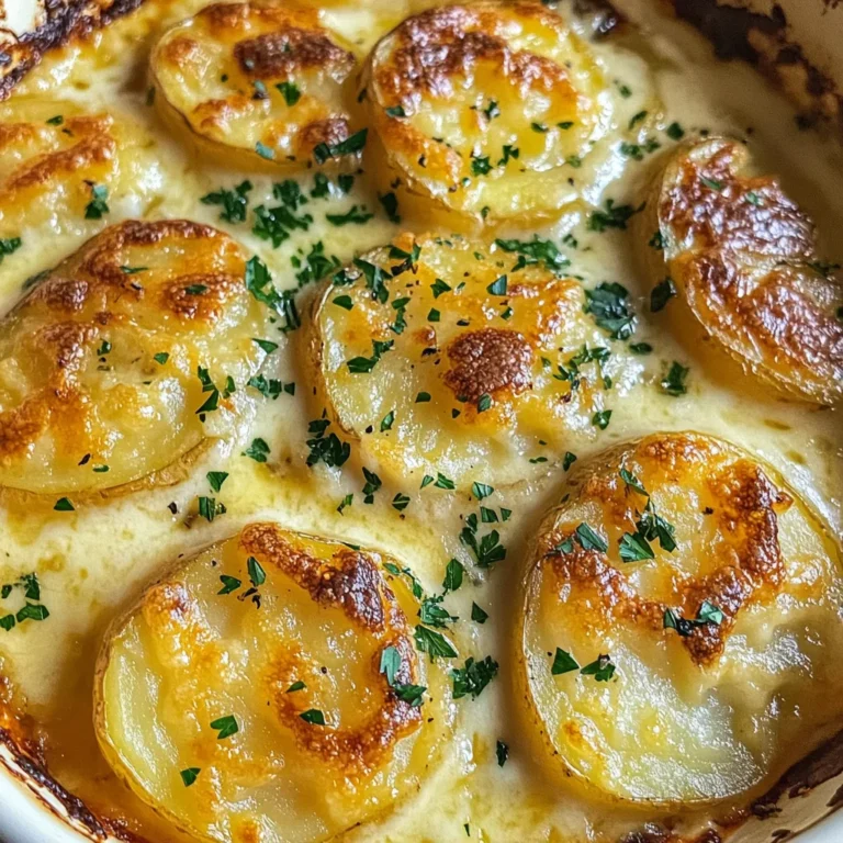 Dad’s Creamy & Cheesy Au Gratin Potatoes