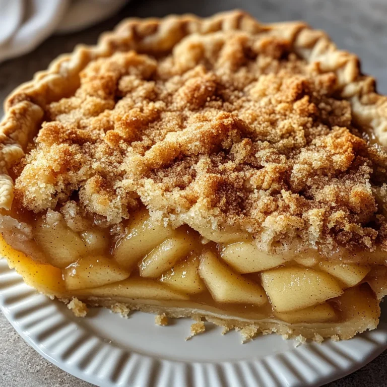 Dutch Apple Pie (with a Buttery Crumb Topping)